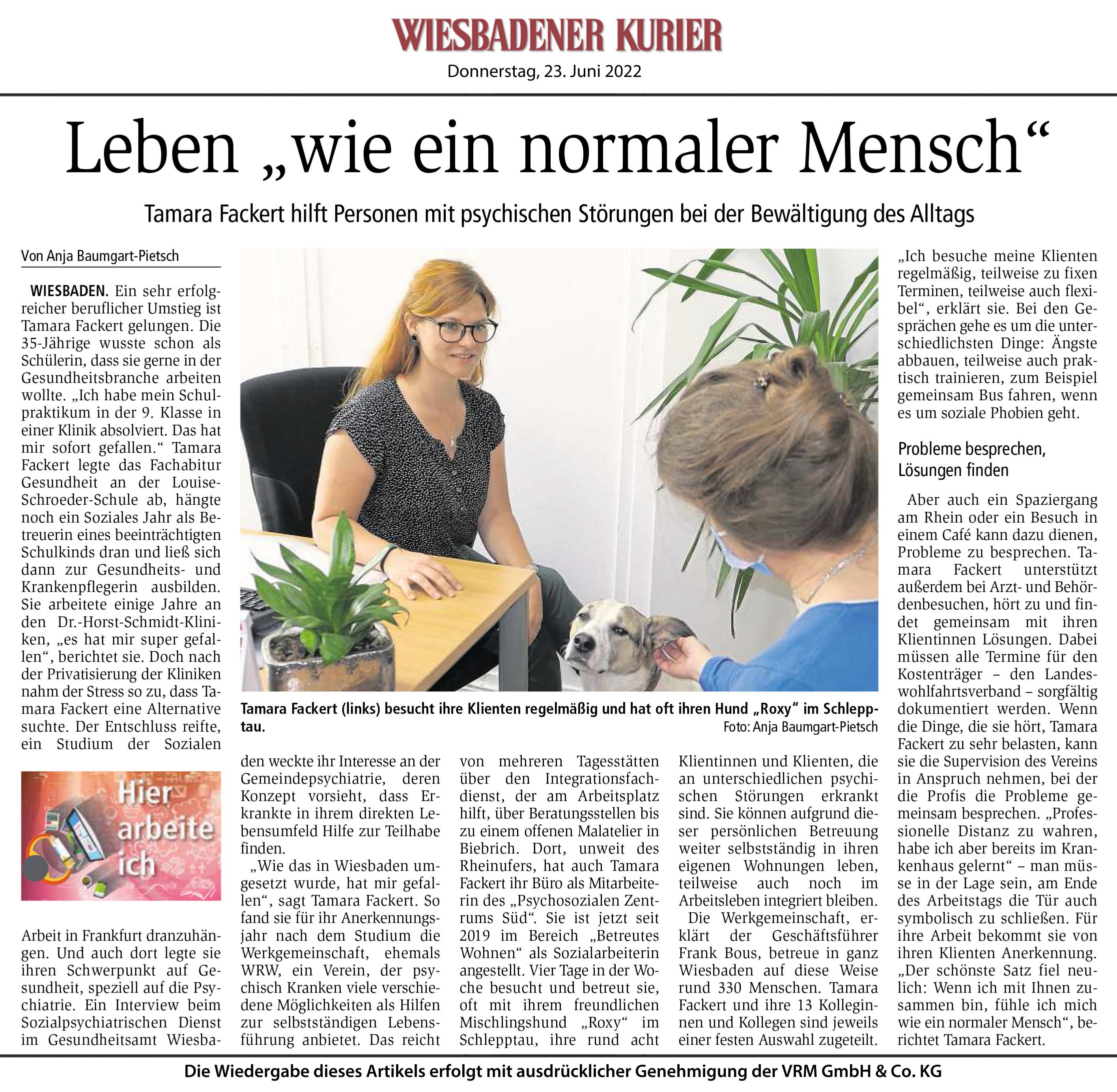 werkgemeinschaft-Aktuelles-Artikel WK_Hier arbeite ich_Tamara Fackert