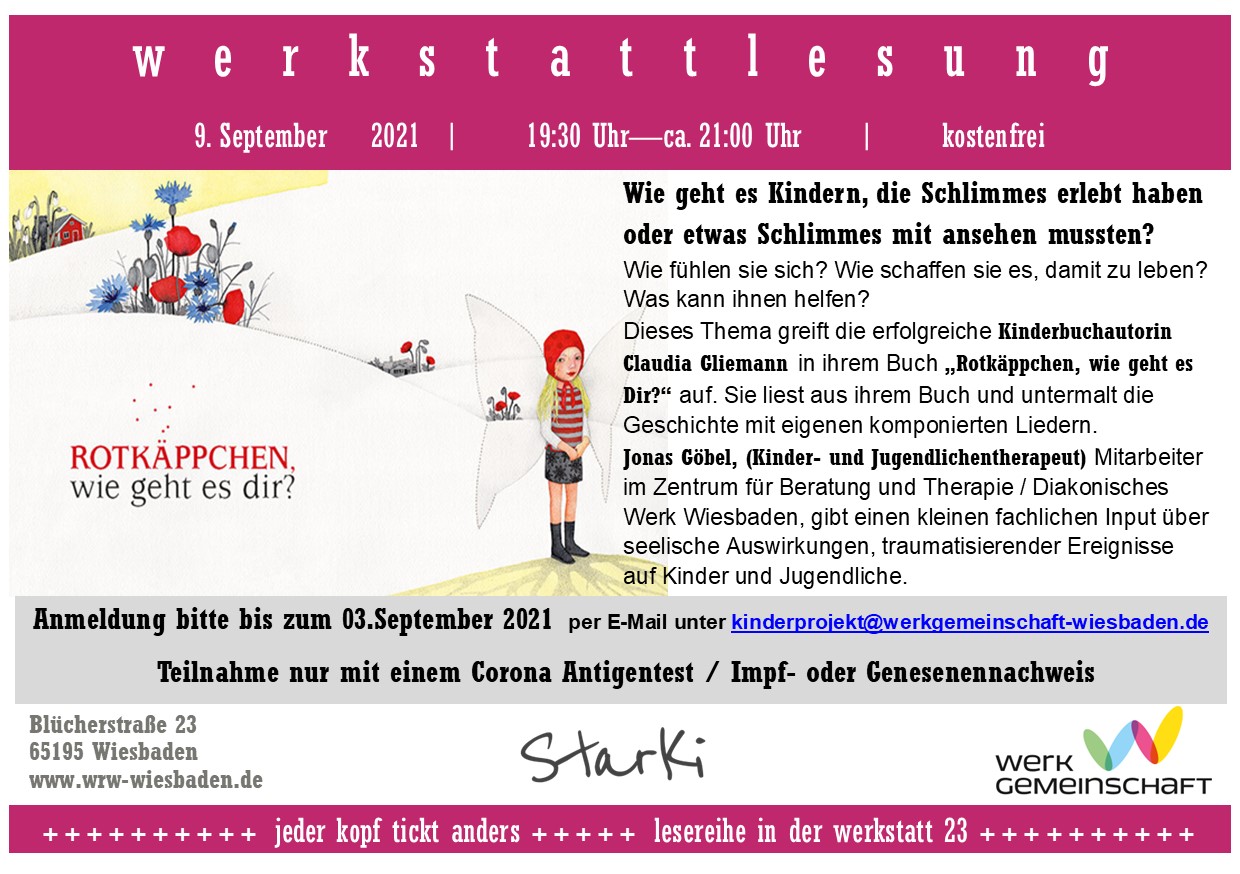 werkgemeinschaft_aktuelles_Gliemann_Rotkäppchen_Plakat