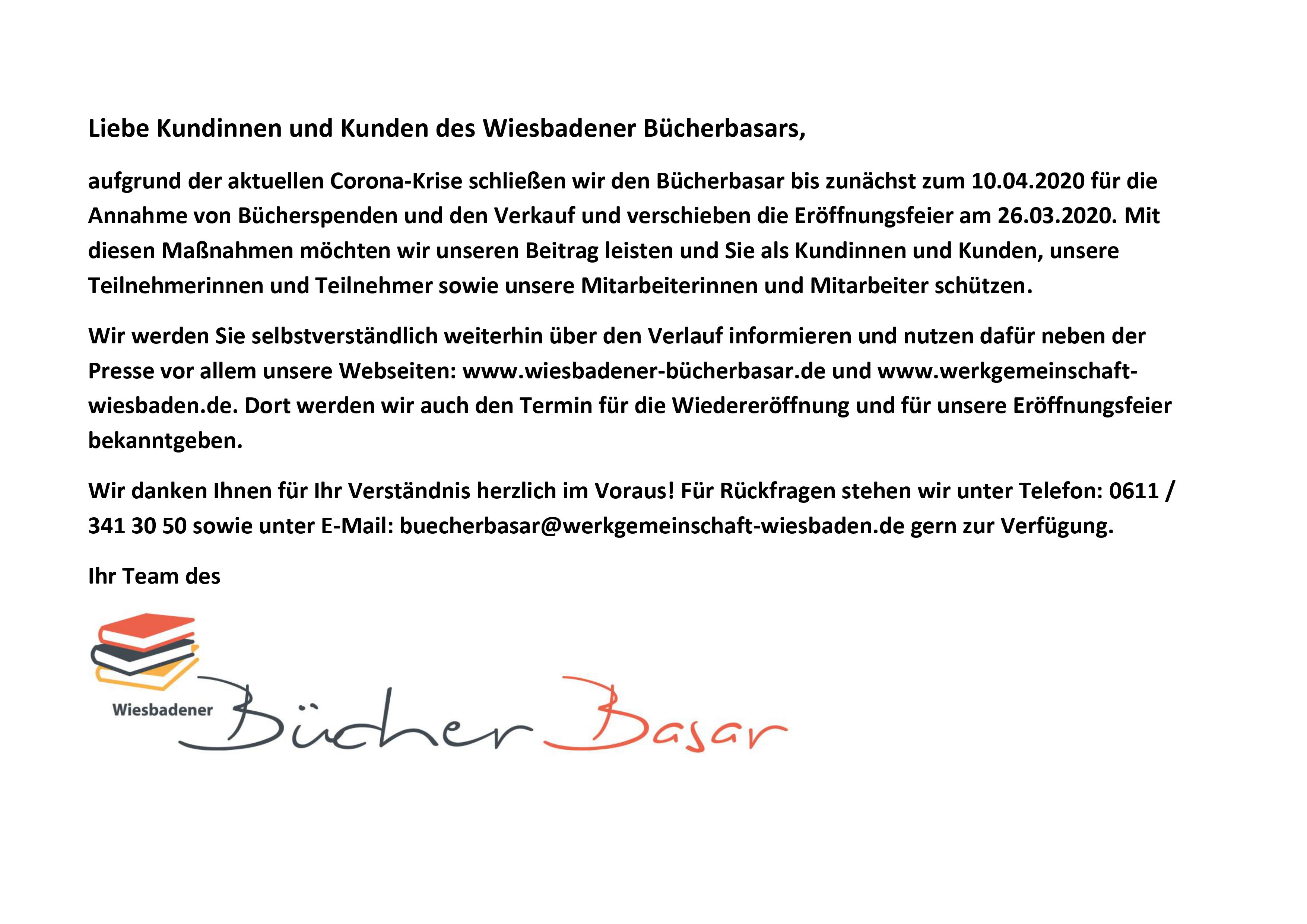 werkgemeinschaft_Bücherbasar_Schließung